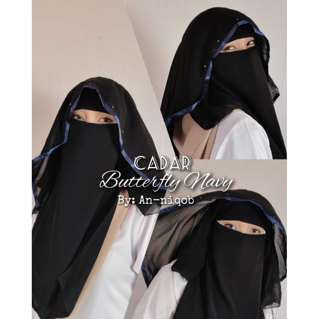 CADAR YAMAN NIQOB BUTTERFLY 2 LAYER SIFON ARAB  by AN- NIQOB