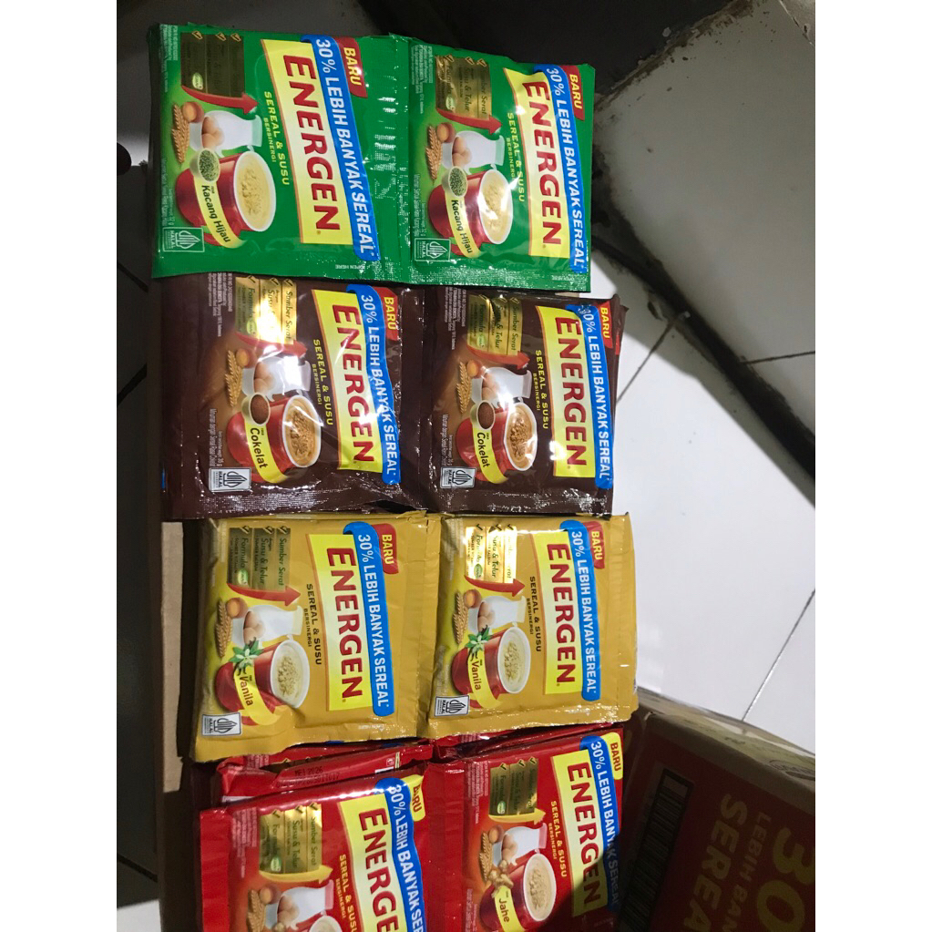 

Energen 1 renceng isi 10 sachet (Ready semua varian rasa)