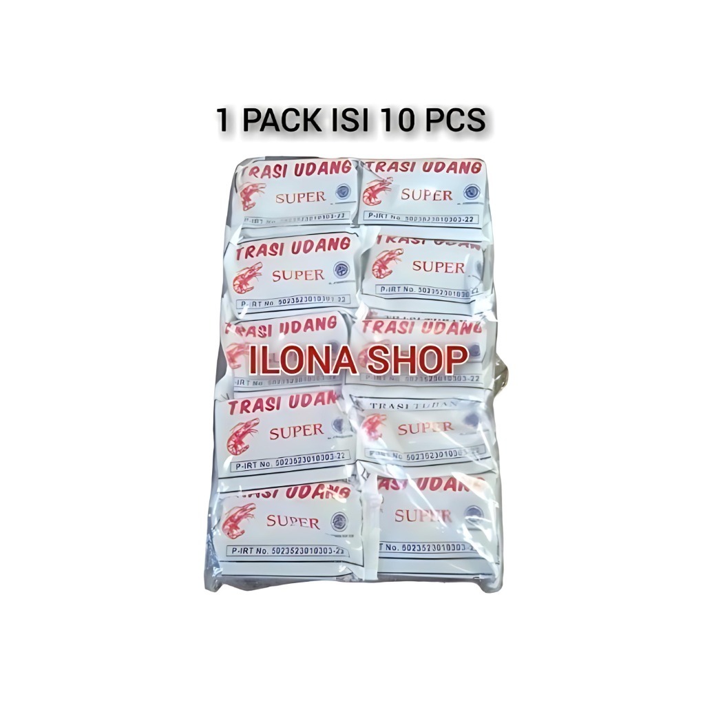 

TERASI TRASI UDANG CAP H HJ HAJI ISMAIL SUPER ASLI KHAS TUBAN ISI 10 PCS
