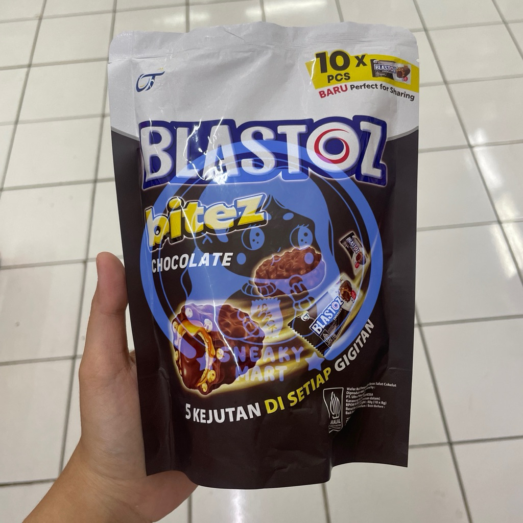 

[Isi 10] blastoz bitez chocolate 80gr (10x8gr)