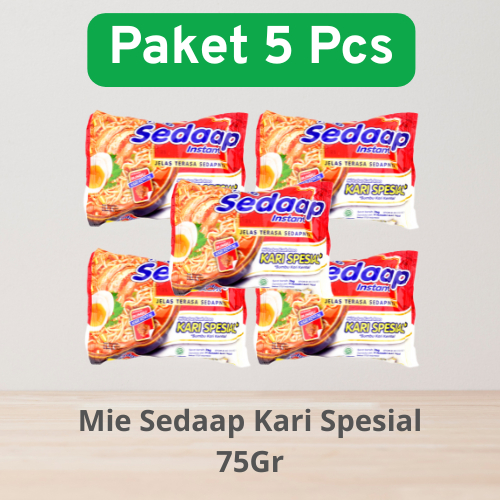 

Mie Sedaap Kari Special Paket 5 Pcs