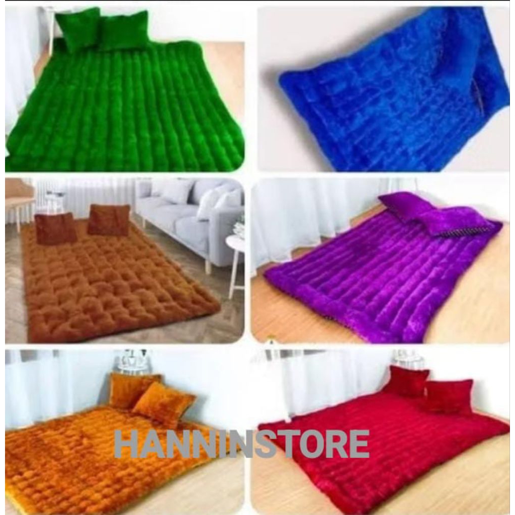 Kasur gender bulu rasfur tebal