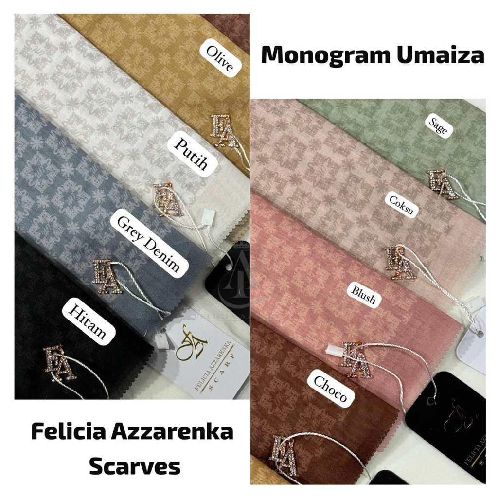 Hijab Monogram TerBest Seller By Felicia Azzarenka