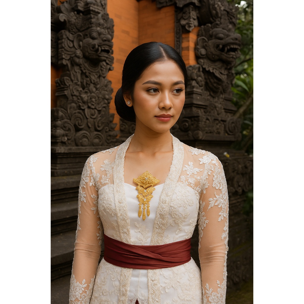 Bros Kebaya Emas Mewah 3 Susun – Aksesoris Hijab & Baju Adat Tradisional Elegan