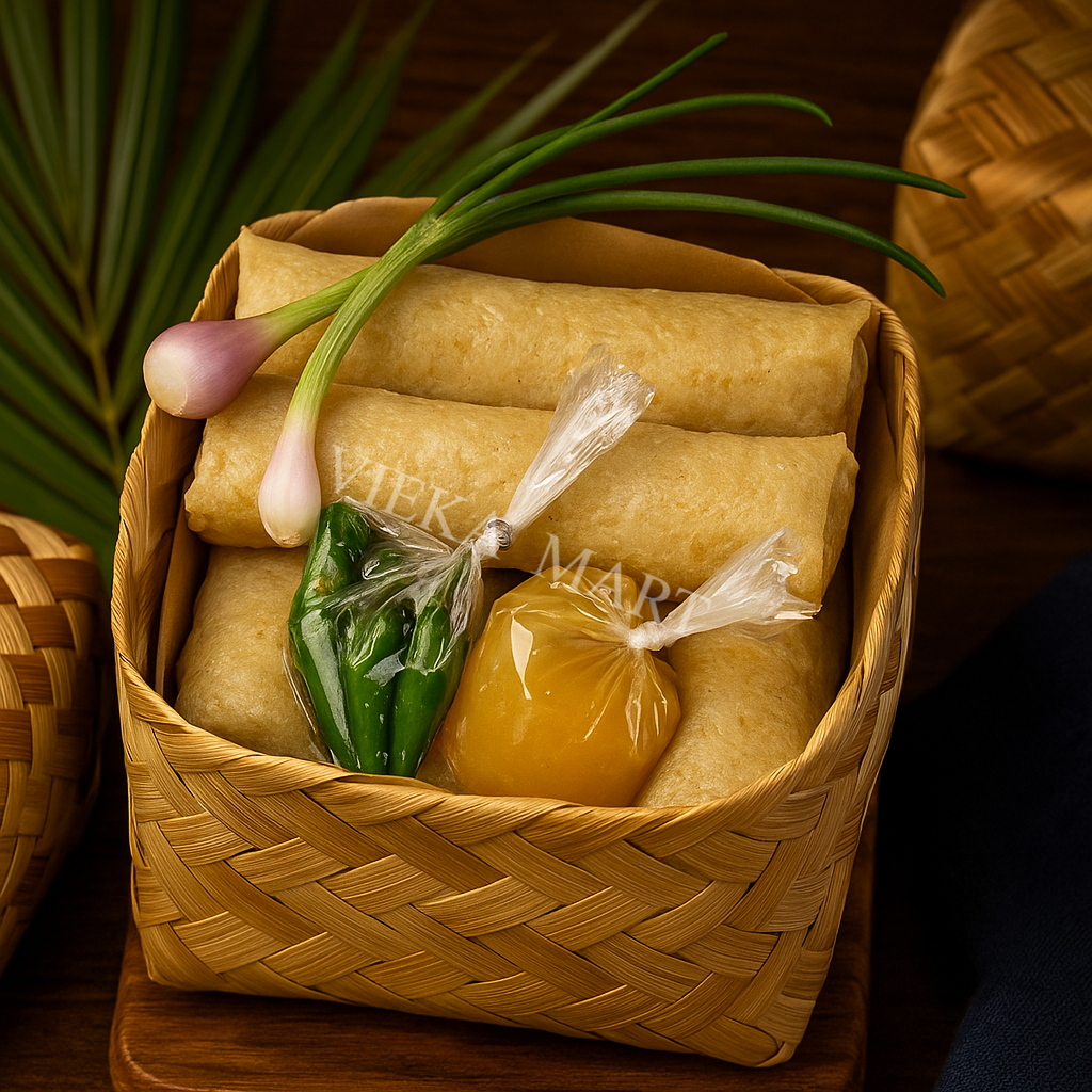 

Lumpia Semarang Premium Isi 10 - Camilan Lezat dan Praktis/Lumpia Semarang Asli - Premium dengan Saus dan Acar/Lumpia Premium Isi 10 Pcs - Camilan Khas Semarang/Lumpia Semarang dengan Cabe Hijau - Siap Santap