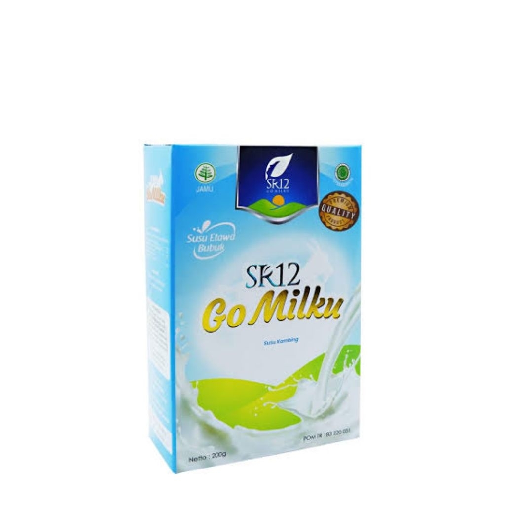 

SR12 Go Milku Vanila – Susu Kambing Etawa Serbuk Rasa Vanilla | BPOM & Halal 200gram & 600gram