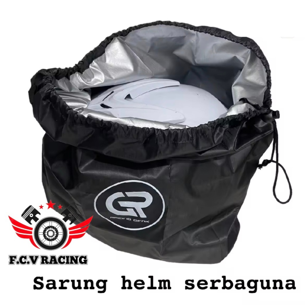 SARUNG HELM WATERPROOF BUNGKUS HELEM TAS HELM ANTI AIR ORIGINAL COVER HELM KANTONG HELM KANTONG TAS