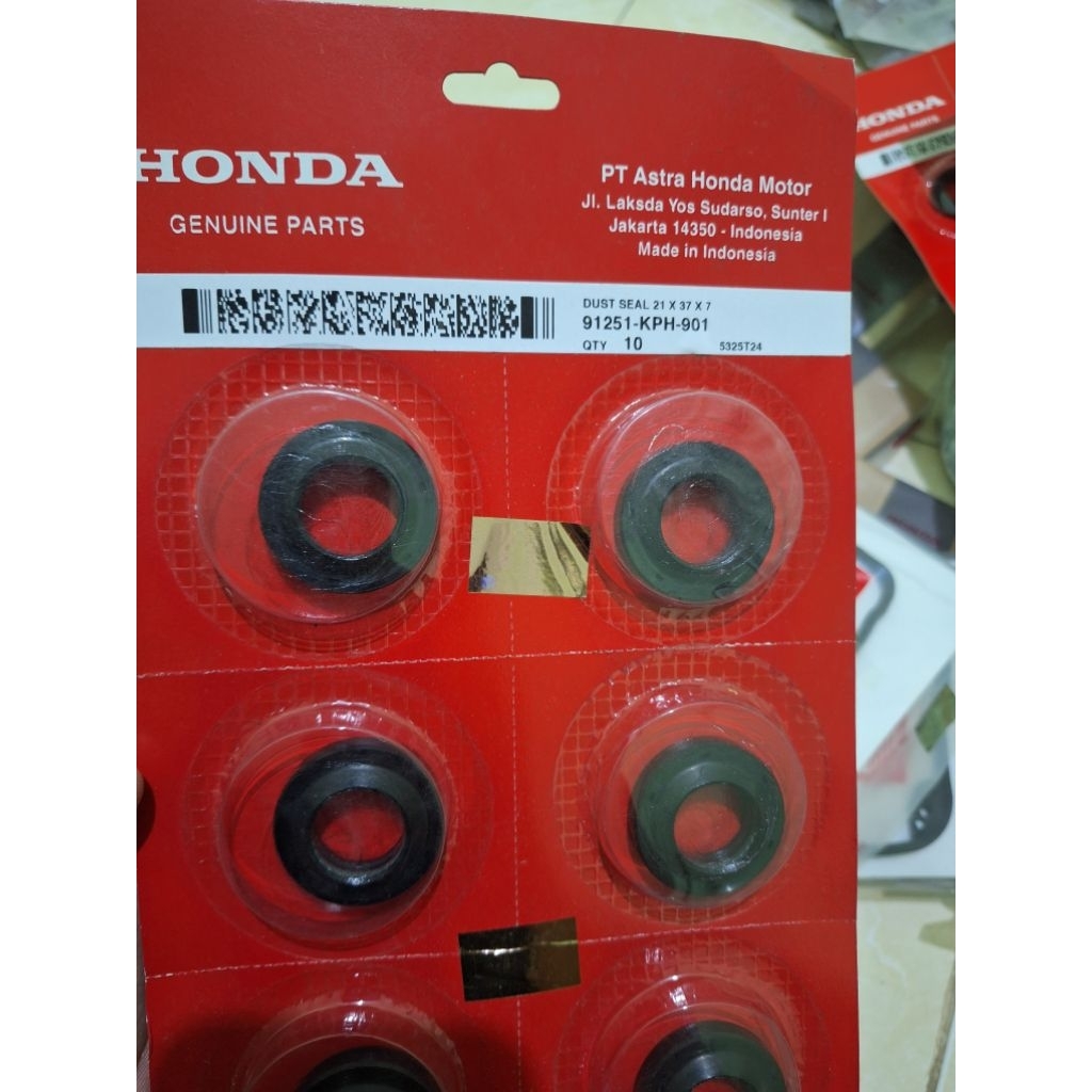 91251-KPH-901 DUST SEAL SEAL RODA DEPAN KIRI SCOOPY FI BEAT FI VARIO 125 SEAL AS RODA DEPAN SUPRA X1