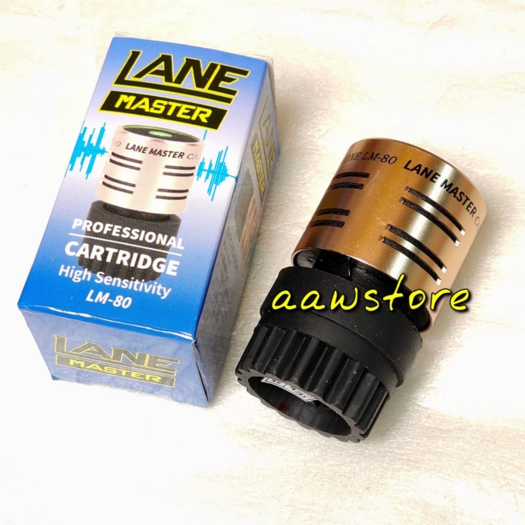 Spool Mic Lanemaster LM80 spul mik vocal bagus lane master sensitif