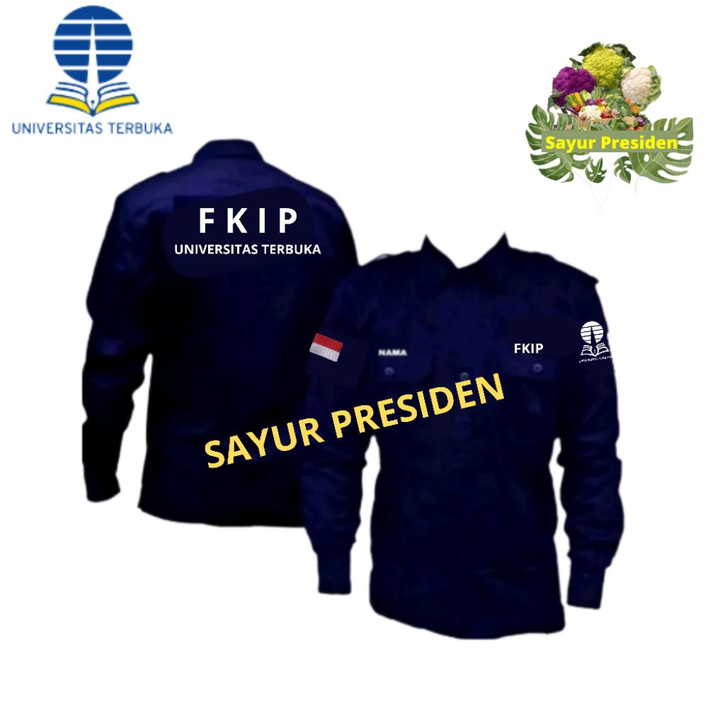 Kemeja FKIP Universitas Terbuka/Seragam Universitas Terbuka/PDH Universitas Terbuka
