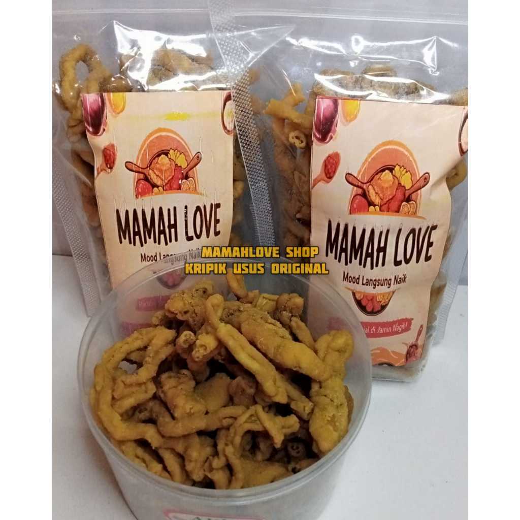 

Kripik Usus Crispy MAMAH LOVE (200 gram) Gurih, Renyah, Bikin Nagih!
