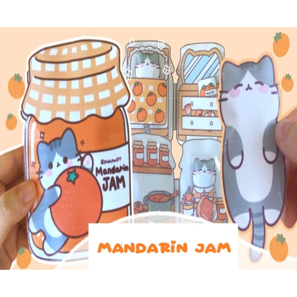 [laminasi] Squishy book Mandarin Jam/ Paper doll book mandarin jam/ Quite Book