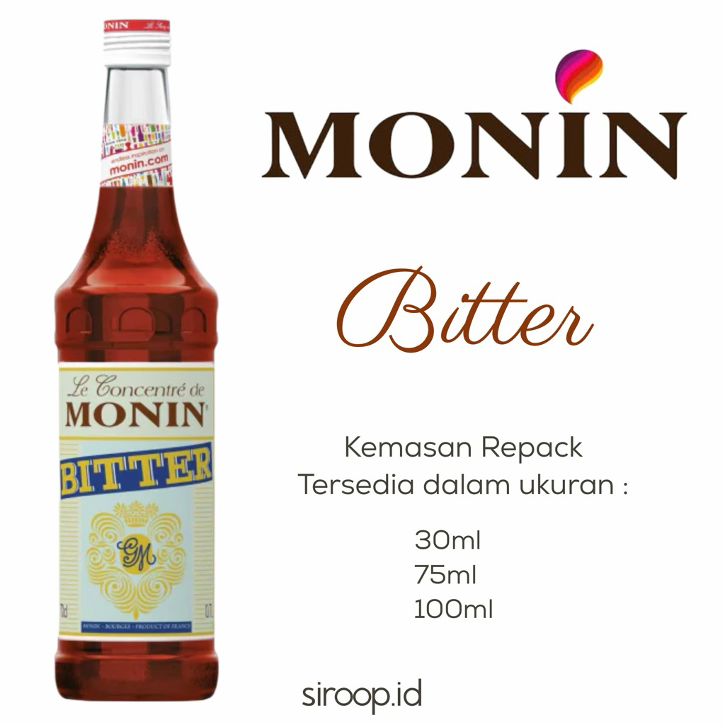 

Monin Bitter Concentrate Repack 30ml 75ml 100ml