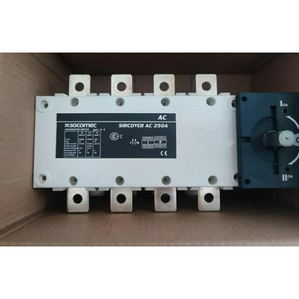 cos socomec sercover 4p 250a handle pln/genset