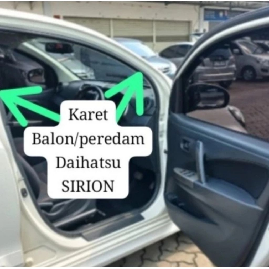 karet balon body pintu mobil Daihatsu sirion