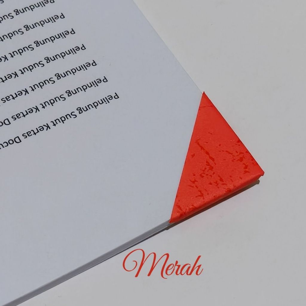 

Pelindung Sudut Kertas/ Siku Kertas Isi 100pcs MERAH