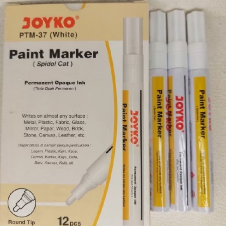 

KODE T69D SPIDOL PUTIH JOYKO PTM37 PER PAK ISI 12PCS