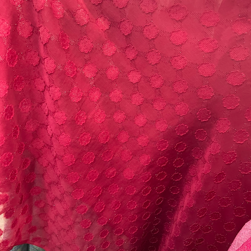 kain sifon rubbia glitter premium - kain sifon uragiri korea premium - kain sifon citru - warna mera