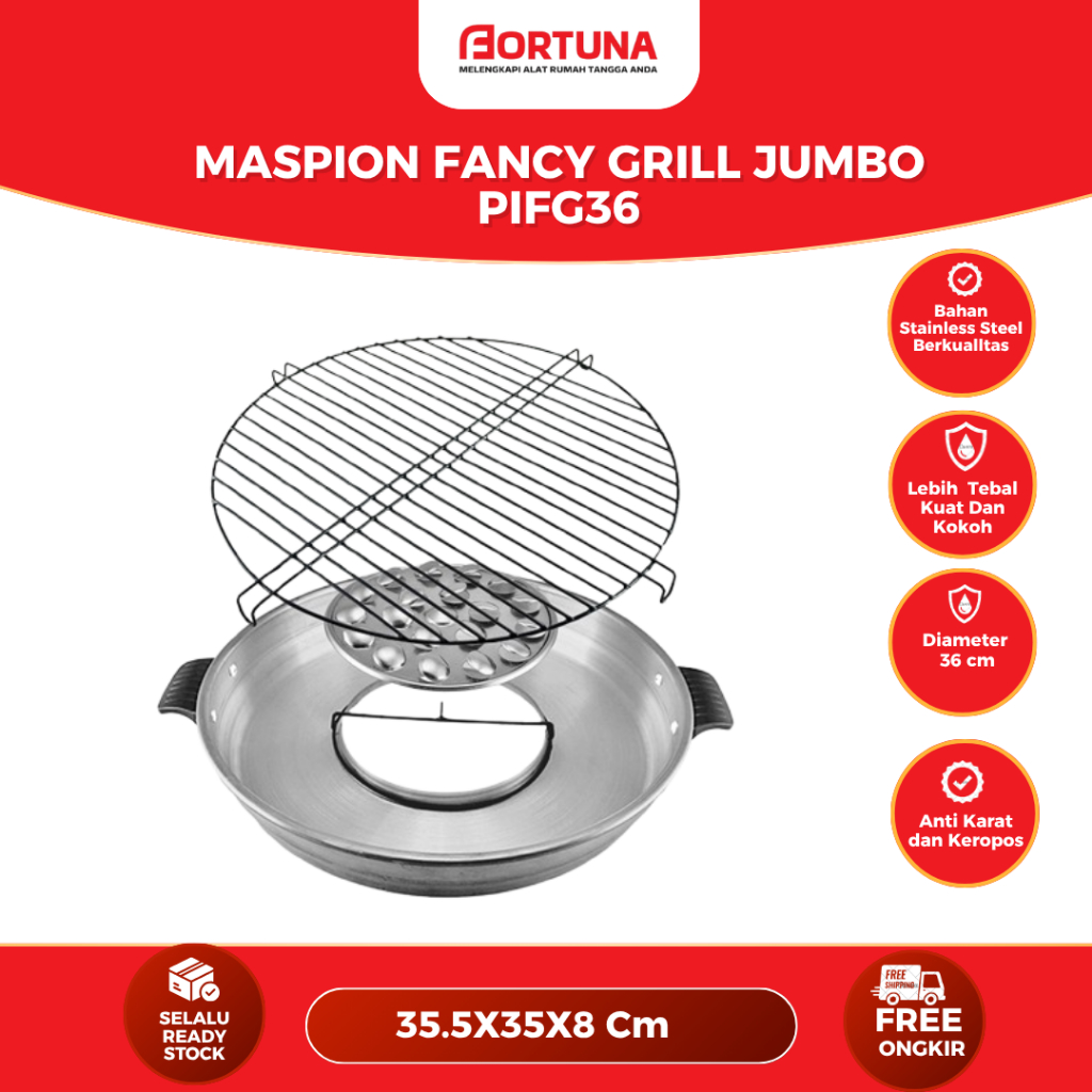 Fancy Grill Jumbo 36CM PIFG36 Maspion