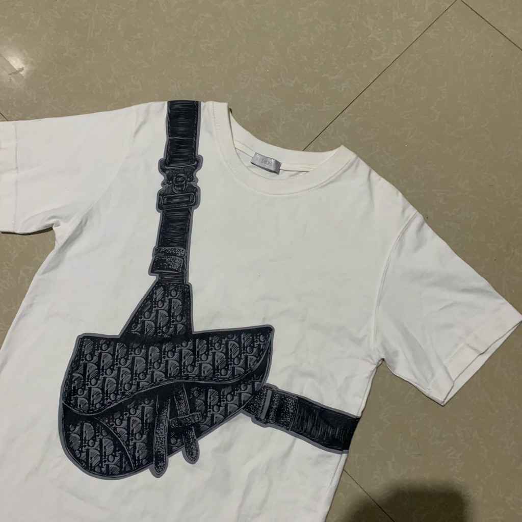 KAOS DIOR SADDLE BAG PRINTED SECOND PRELOVED