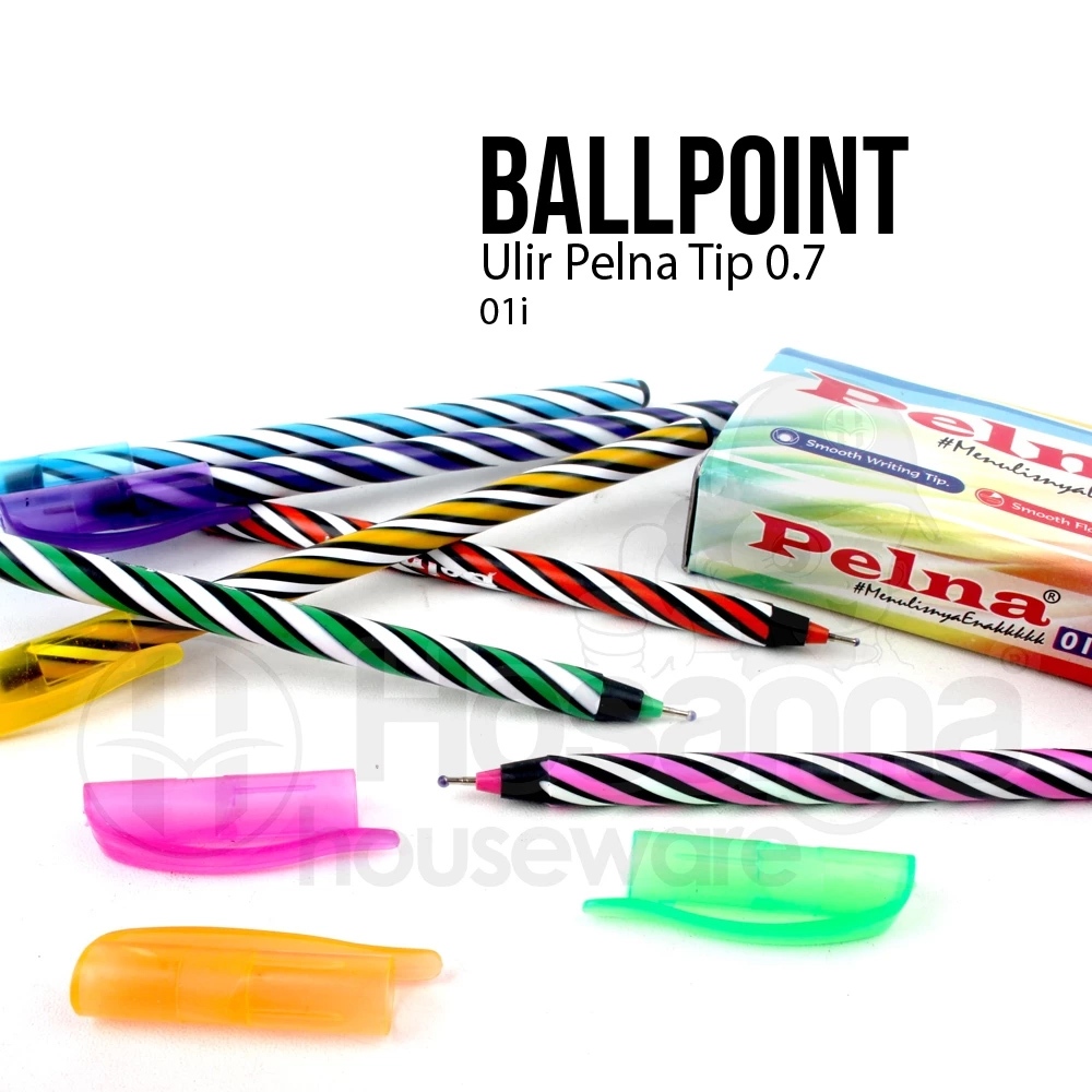 

12pcs Pulpen Lilin PELNA 0.7mm / Ballpoint PELNA / Ballpoint Lilin