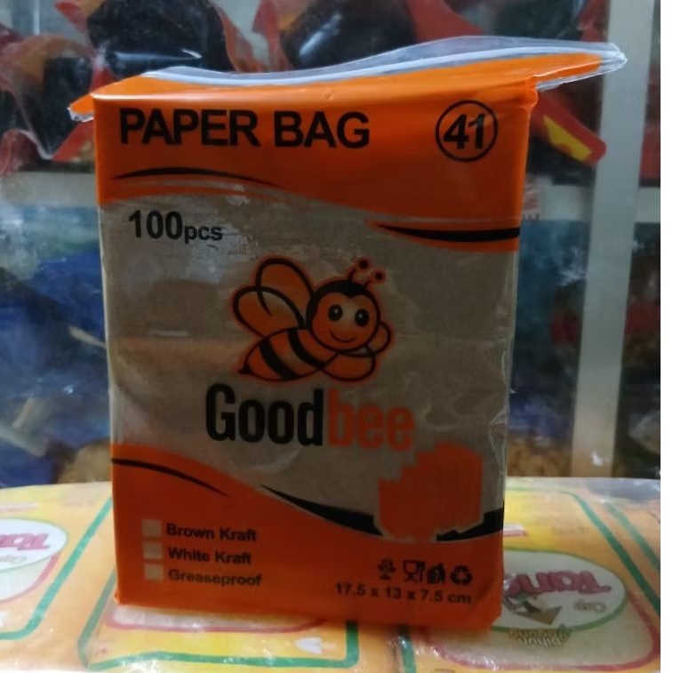 

PAPER BAG ROTI/AYAM CHIKEN SOS BAG COKLAT ISI 100pcs
