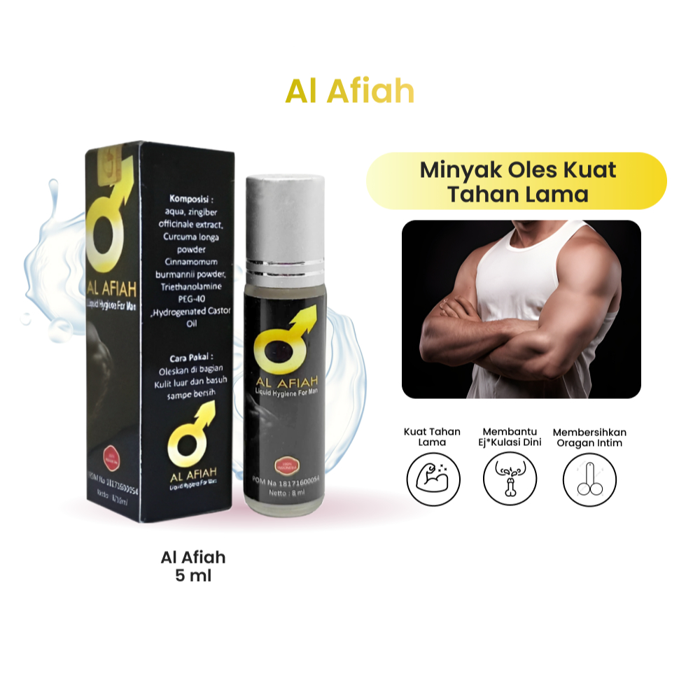 Al afiah Obat Kuat Herbal Stamina Pria Terbaik BPOM