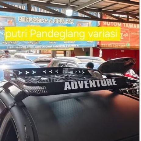 Roof rack bagasi atas mobil toyota calya model adventure jaring
