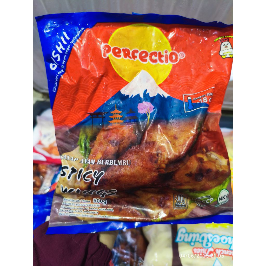 

SPICY CHICKEN WINGS PERFECTIO 500GR