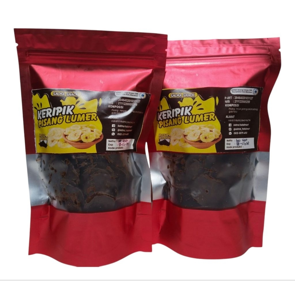 

KRIPIK PISANG LUMER DCC PAKE COKLAT BATANG 95 GRAM