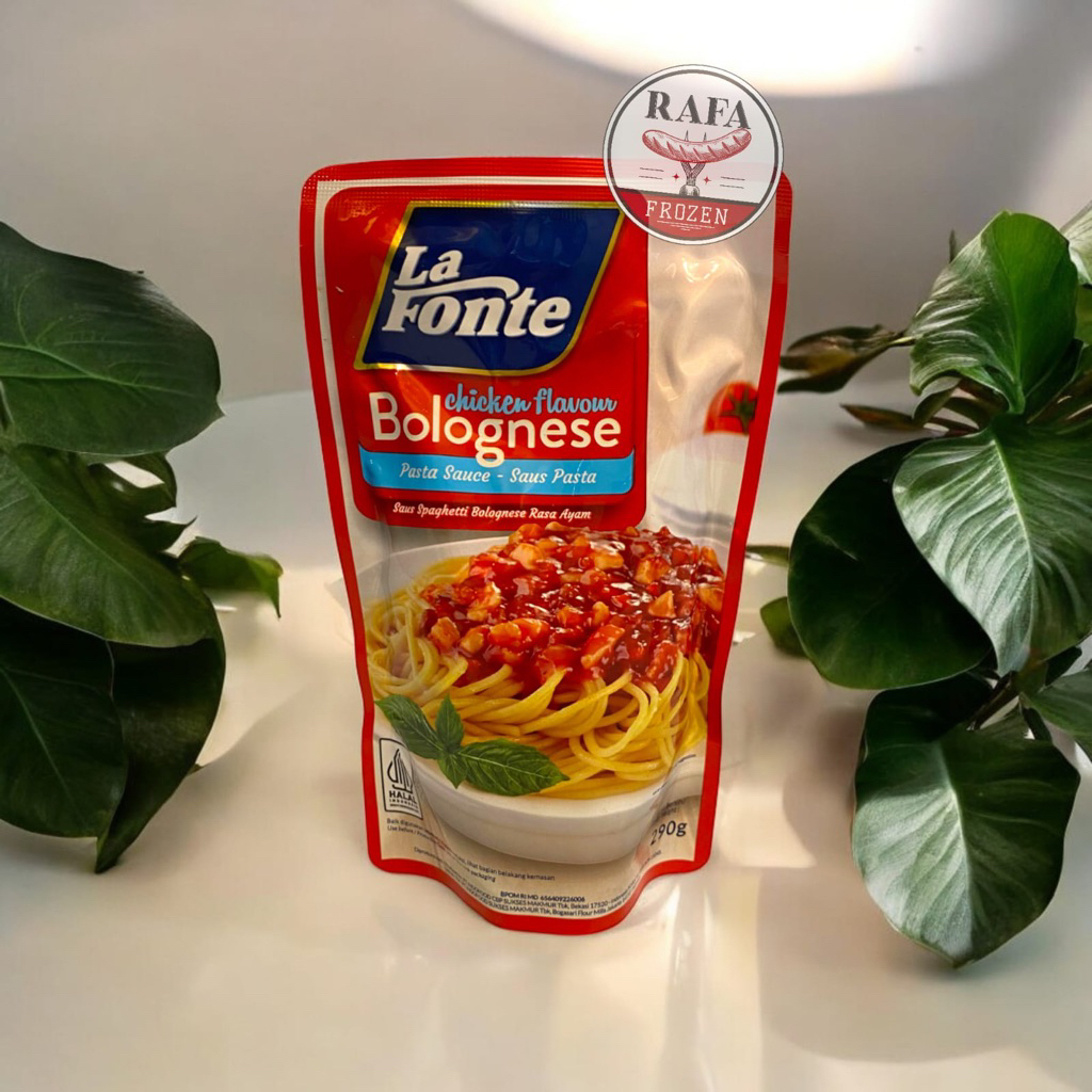 

LA FONTE SPAGHETI CHICKEN BOLOGNESE SAUCE 290G