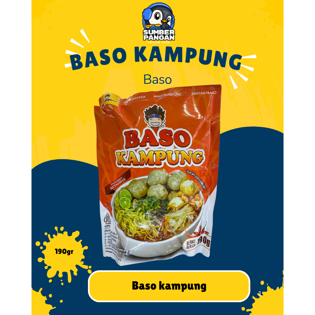 

Bapper Baso Kampung 190gr