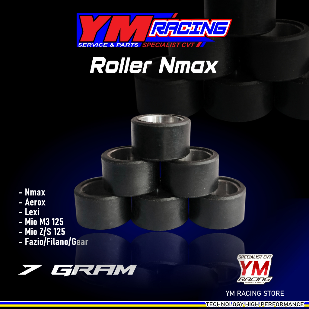ROLLER NMAX 7 GRAM 1 SET ISI 6PCS / ROLLER AEROX | ROLLER LEXI  ROLLER MIO M3 / ROLLER MIO Z / ROLLE