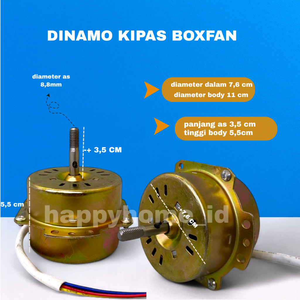 DINAMO KIPAS BOXFAN  / MESIN HEXOS SEKAI EXHAUST FAN  - EKSOS UNIVERSAL