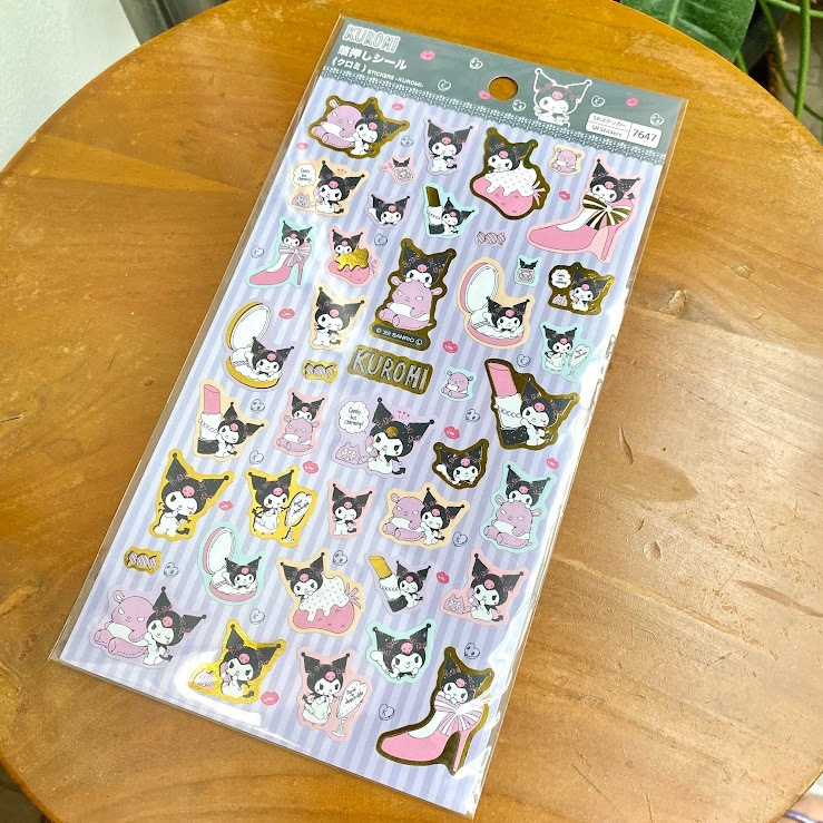 

Stiker Lucu Sanrio Daiso Jepang Cinnamorol Kuromi Maroon Cream Unik Lucu Gift Hadiah