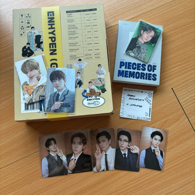 [ENHYPEN] GguGgu Package 2022 / Pieces of Memories / Decelis Academy Kit pc