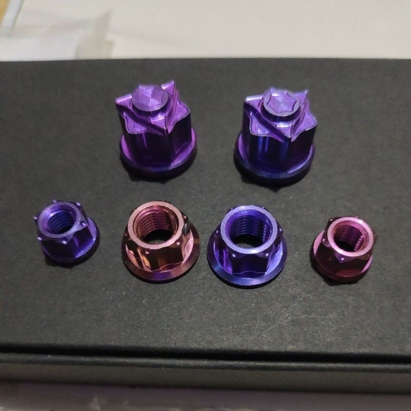 Baut mur titanium baut mur 12 14 17 original vietnam