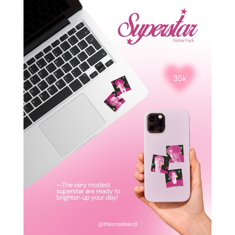 

[READY STOCK] PROMO VALENTINE!! SUPERSTAR - SVT SEVENTEEN STICKER PACK OT13 13pcs