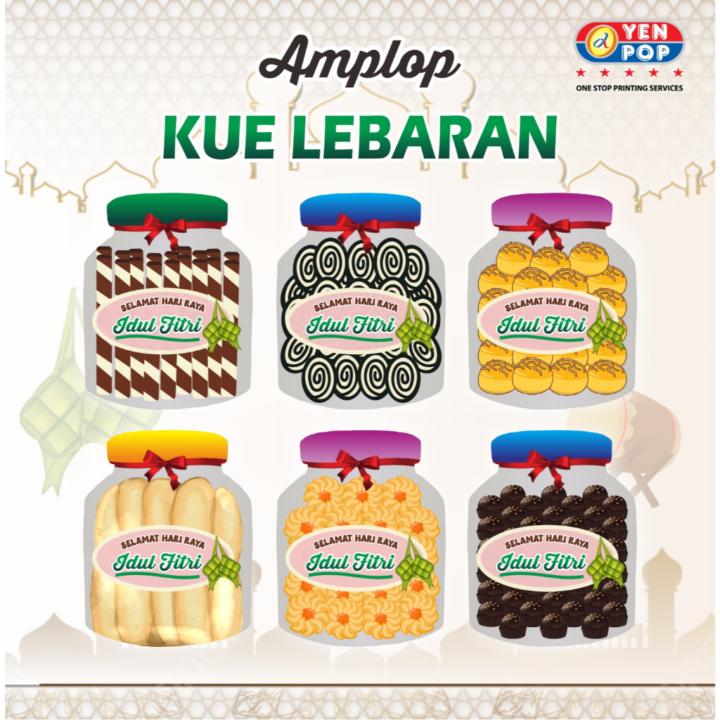 

Amplop Lebaran 3D Viral Toples Kue Khas Lebaran 2025 Terbaru Premium