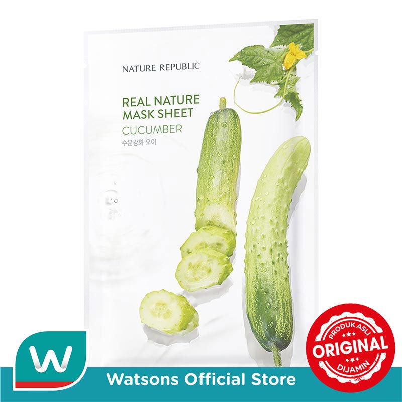 Nature Republic Real Nature Cucumber Mask Sheet 23ml