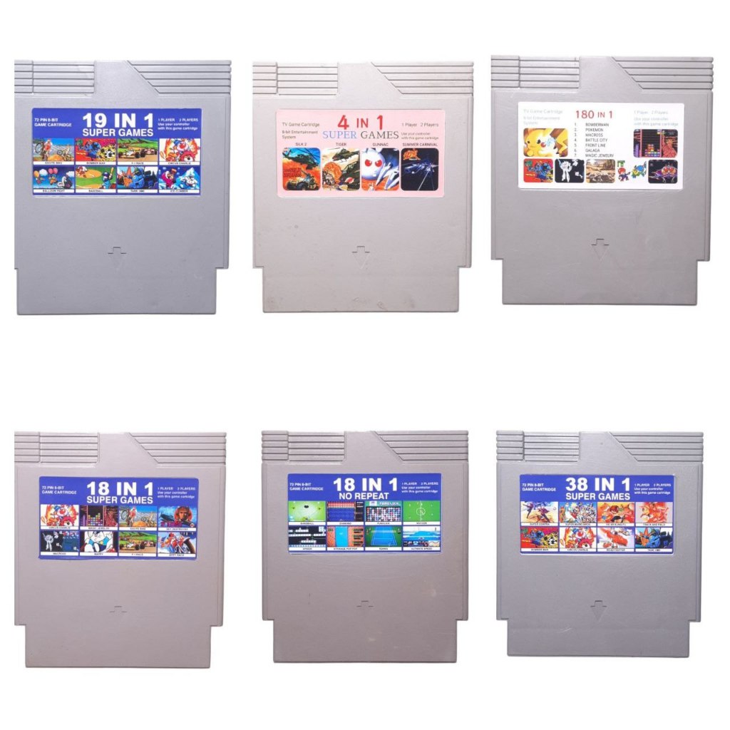 Kaset Nintendo 72 Pin 8 Bit Multi in 1 Game Vcom Fleco