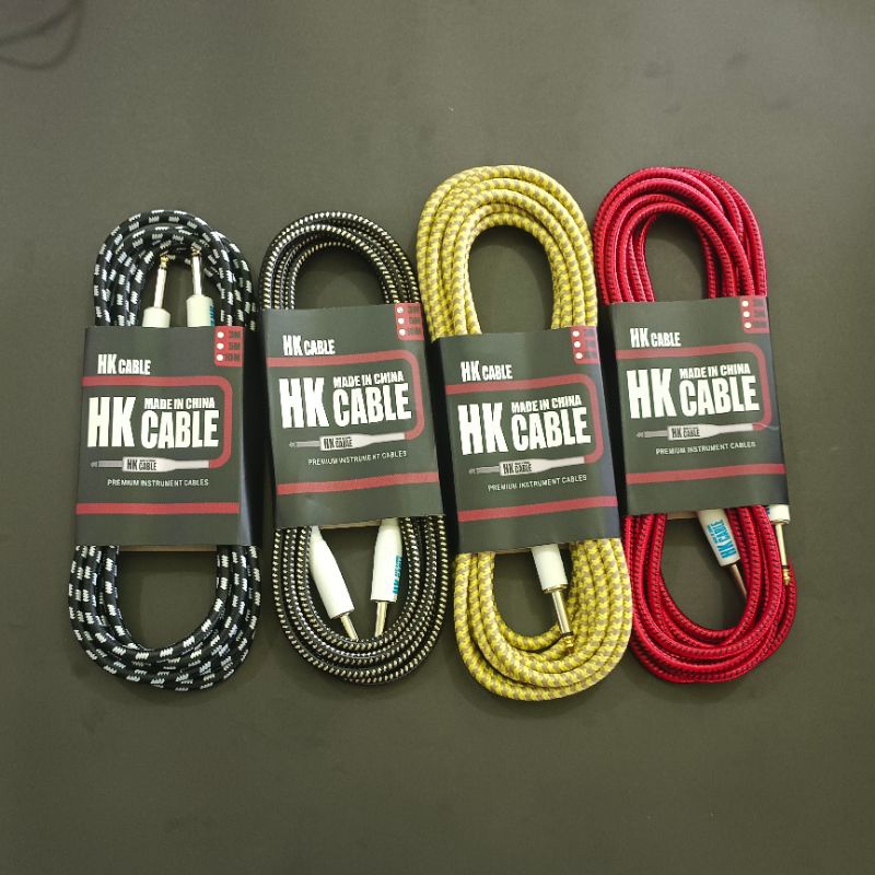 HK CABLE / KABEL JACK GITAR KEYBOARD BASS MERK HK