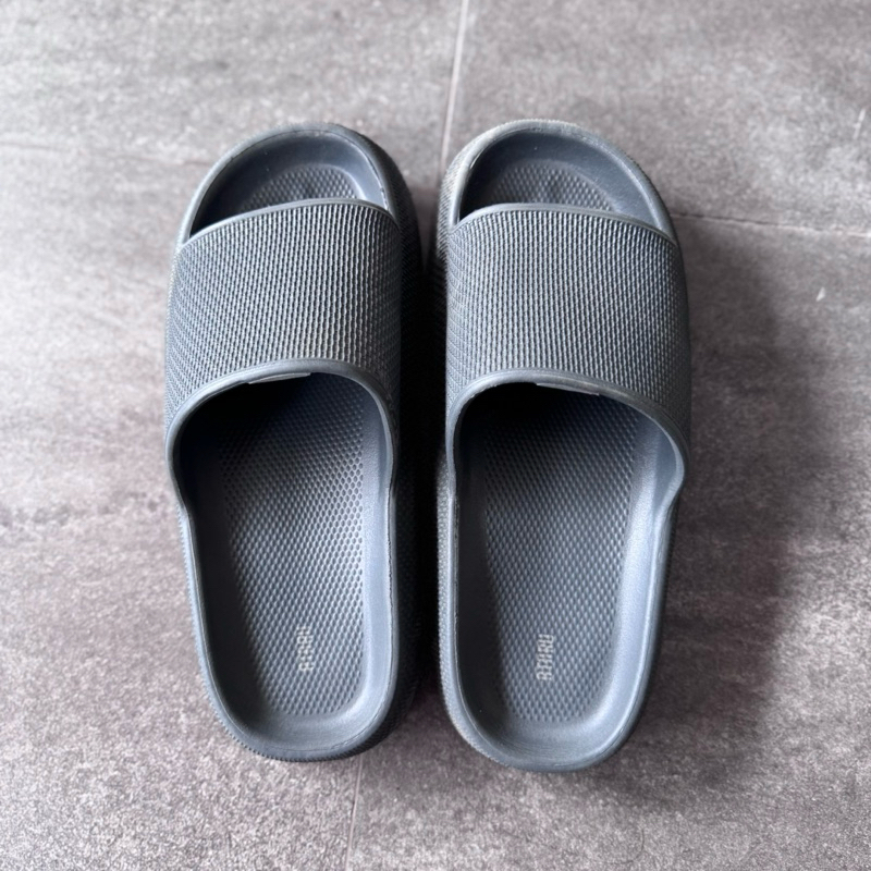 Sendal Pria Ataru Selop Sandal Cowok Cowo Abu Abu Attaru