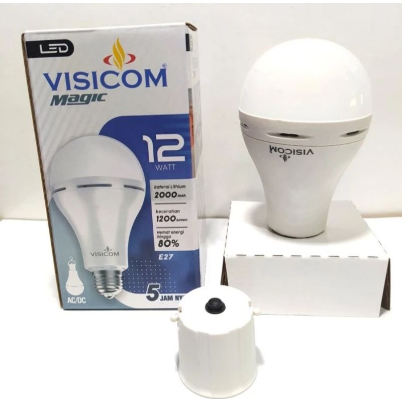 Lampu Visicom Magic 12 Watt | Lampu Emergency Visicom 12 W - Lampu LED Visicom Magic 12w