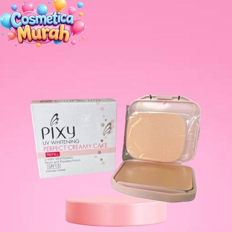 uo,ax) PIXY CREAMY CAKE REFILL - ISI ULANG BEDAK BASAH PADAT PIXY CREAMY CAKE PINK