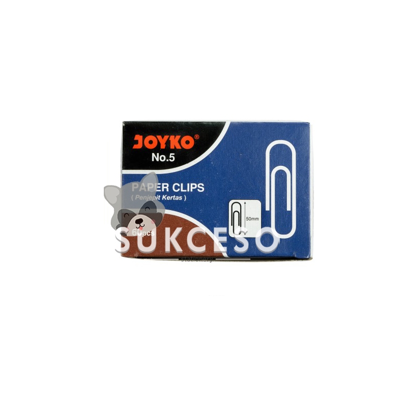 

Joyko Trigonal Clip/Paper Clip/Penjepit klip kertas Jumbo No. 5