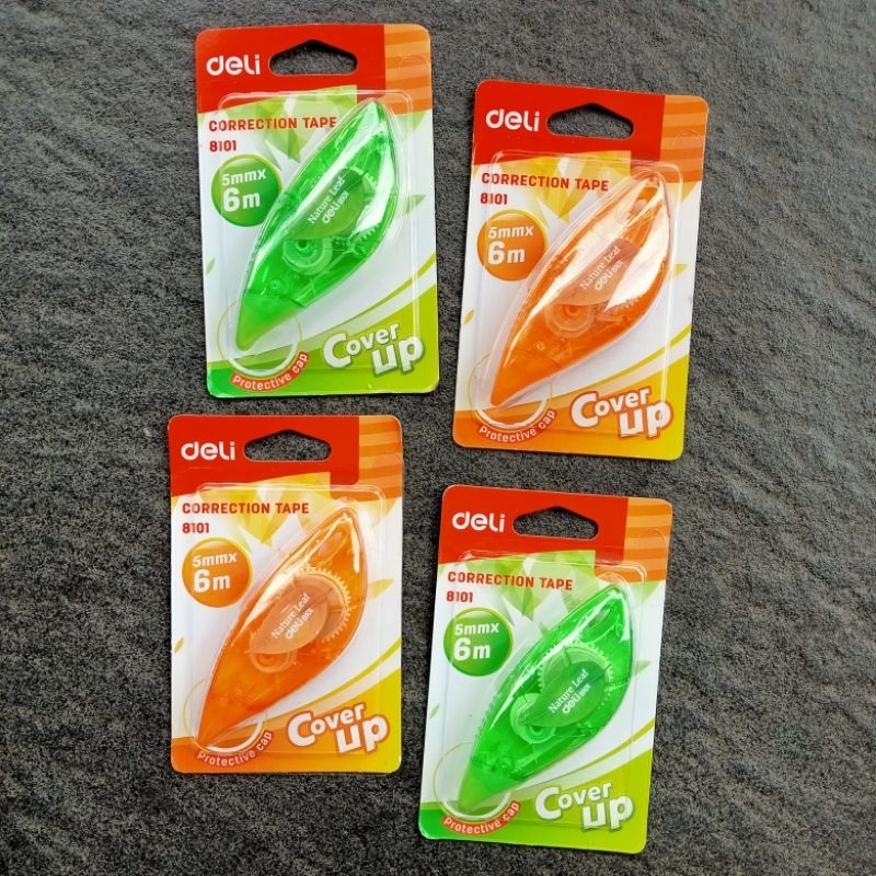 

TIPE-X Kertas Correction Tape Deli 8101 6 Meter ( Pcs ) [ Original ]