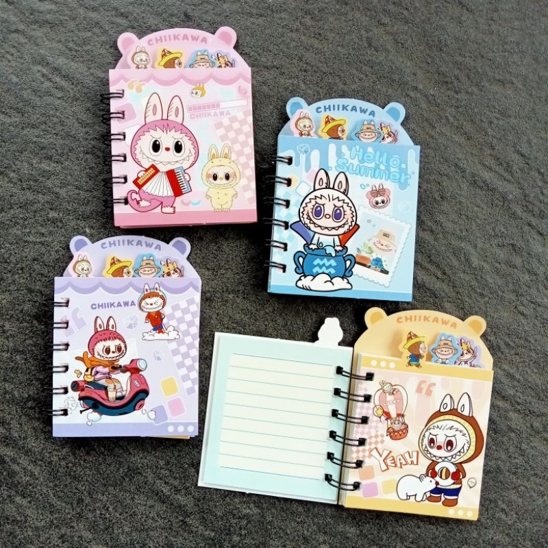 

Binder Note Notebook Buku Catatan Fancy XQ94K-2234 A6 Edisi Labubu ( Pcs ) [ Original ]