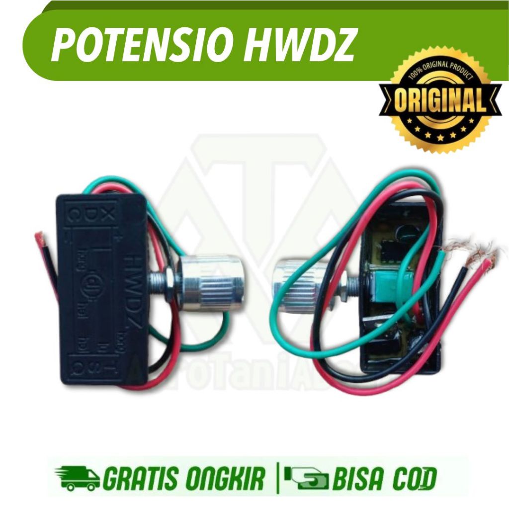 POTENSIO HWDZ - Pengatur kecepatan Tangki Sprayer Elektrik HWDZ Bening Potensio Bagus SWAN DGW CBA C