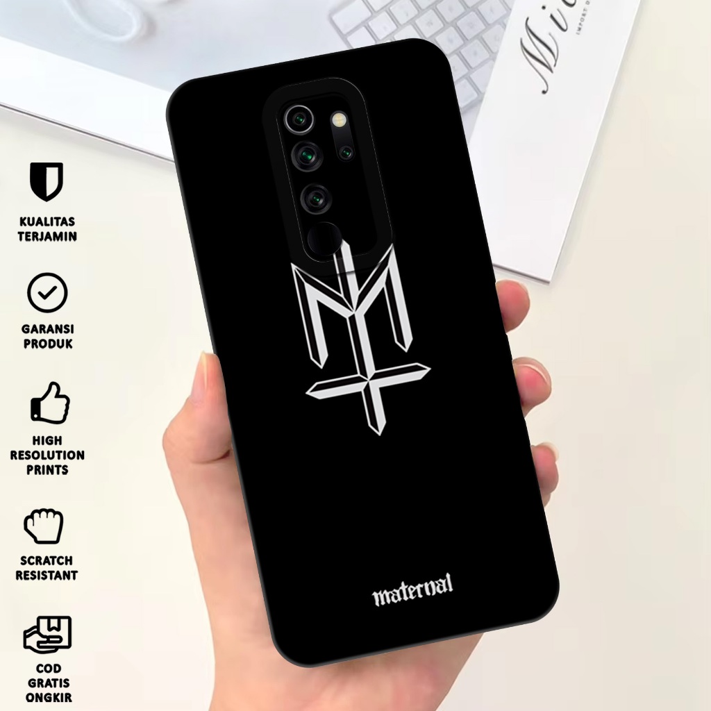 Case Xiaomi Redmi Note 8 PRO - Softcase Xiaomi Redmi Note 8 Pro Motif Logo Brand - Casing Hp Xiaomi 